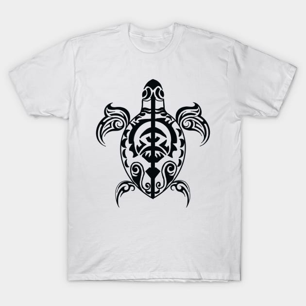 Sea turtle tribal T-Shirt by RayRaysX2